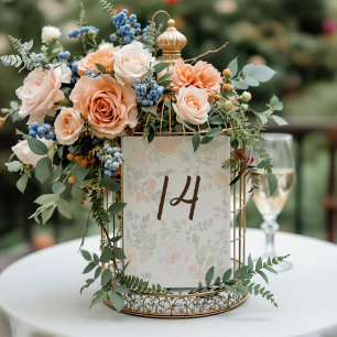 Woodland Owl Table Number