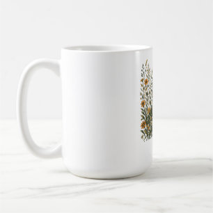 Woodland Racoon Wildflower T-Shirt Coffee Mug