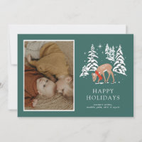 Woodland Reindeer in Winter