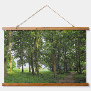 Woodland Scene. Blackweir Woods, Cardiff Hanging Tapestry