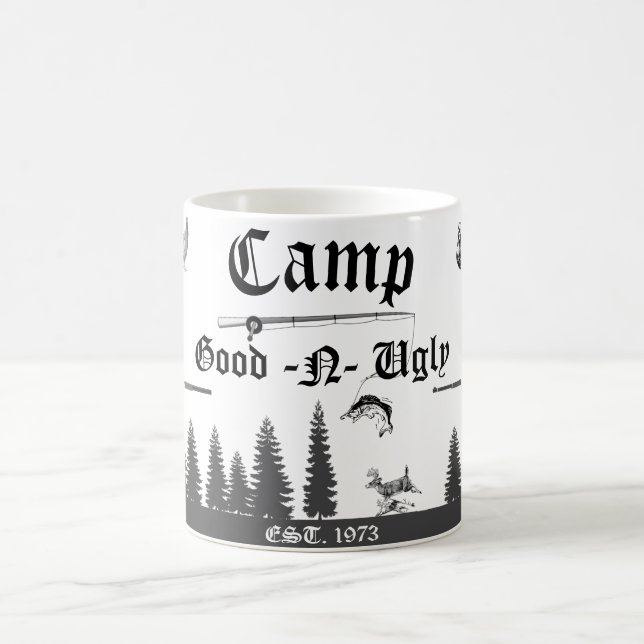 Woodland Scenes Camp Name Coffee Mug (Center)