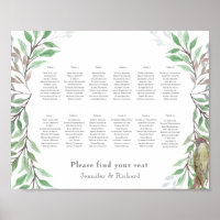 Woodland seating plan