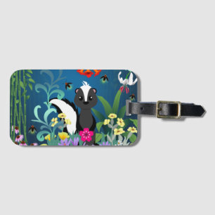 Woodland Skunk Luggage Tag