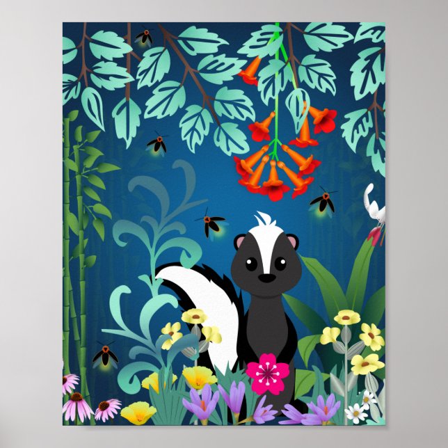 Woodland Skunk Poster (Front)