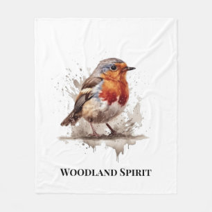 Woodland Spirit Cosy Cottage Retreat Fleece Blanket