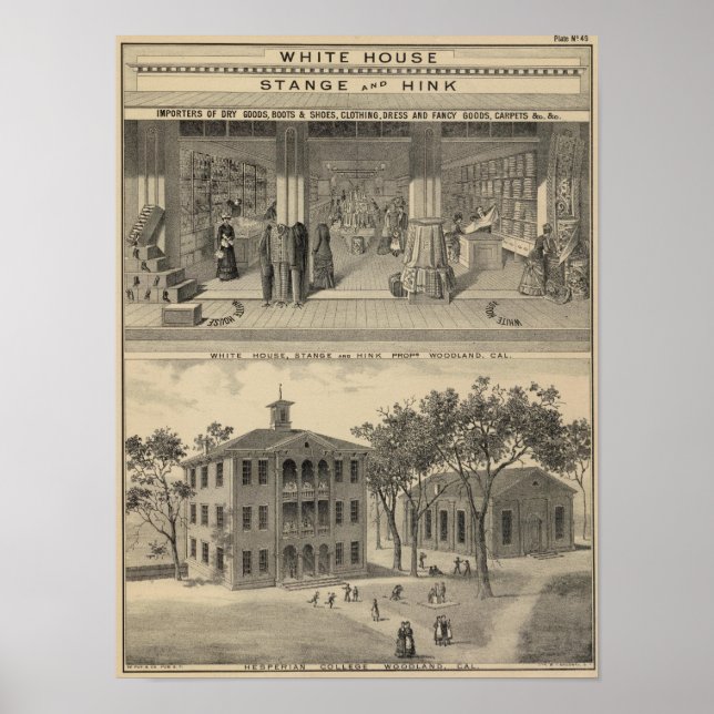 Woodland store, college poster (Front)