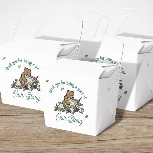 Woodland Storybook Bear Baby Shower Favour Box