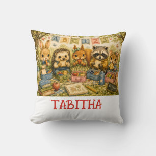 Woodland Study Buddies Picnic Cushion