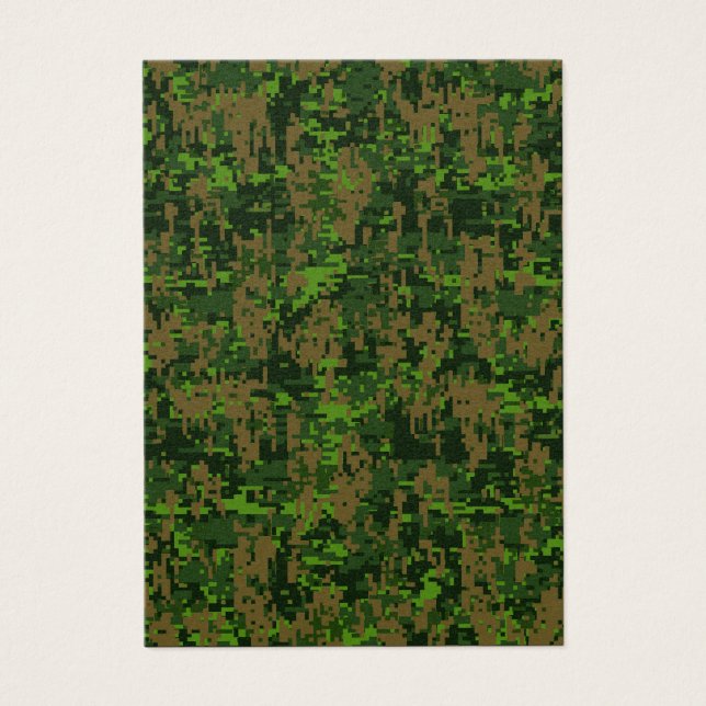 Woodland Style Digital Camouflage Accent (Front)