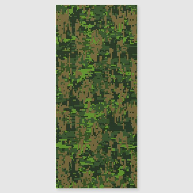 Woodland Style Digital Green Camouflage Decor (Front)