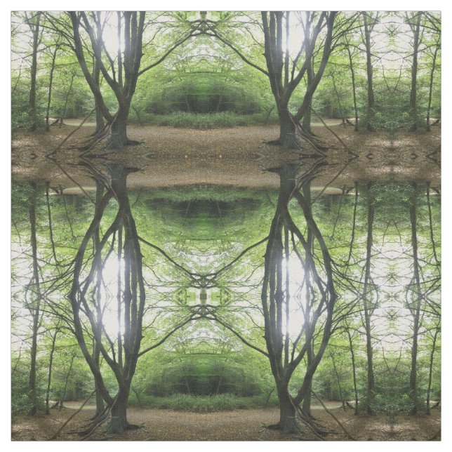 Woodland Sunshine Patterned Fabric (Swatch)