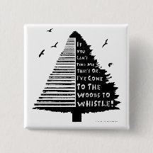 Woodland Tin Whistle Pin Badge