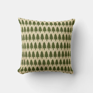 Woodland Tree Christmas Pillow