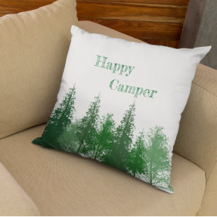 Woodland Trees Birthday Cushion