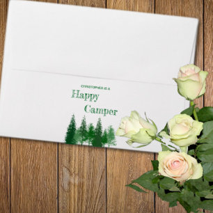 Woodland Trees Birthday Envelope