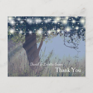 Woodland Twilight Fairy Lights Thank You