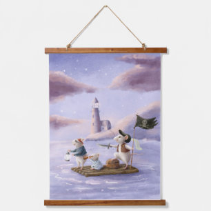 Woodland Whimsical Kids Room Nursery Decor Hanging Tapestry