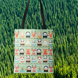 Woodland Whimsy Buddies Tote Bag