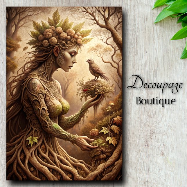 Woodland Whisper Dryad's Reverie Decoupage Tissue Paper (Woodland Whisper Dryand's Reverie Decoupage Tissue Paper)
