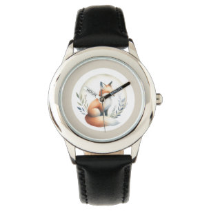 Woodland Whisper- Fox Illustration  Watch