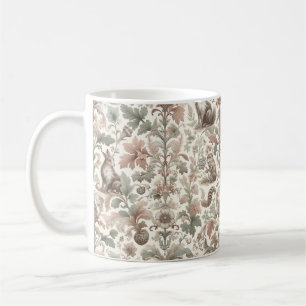 Woodland Whispers: Victorian Nature Elegance Coffee Mug