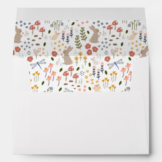 Woodland Wildflower Envelope (Back (Bottom))