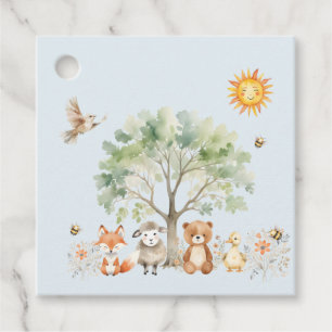 Woodland Wildlife Baby Shower Gift Tags