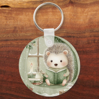 Woodland Winter Critter Key Ring