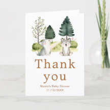 Woodland Wolf Baby Shower