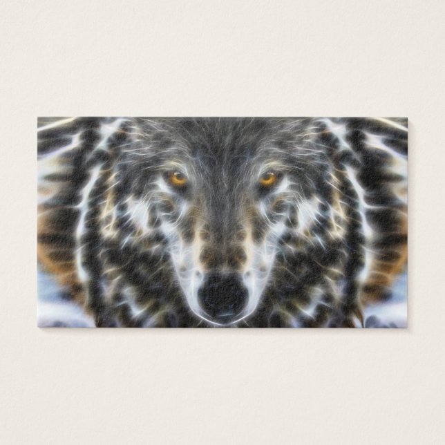 Woodland Wolf Inspirational Portrait (Front)