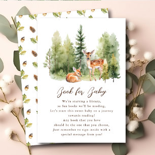 Woodland Wonder Deer Book for Baby Enclosure Card