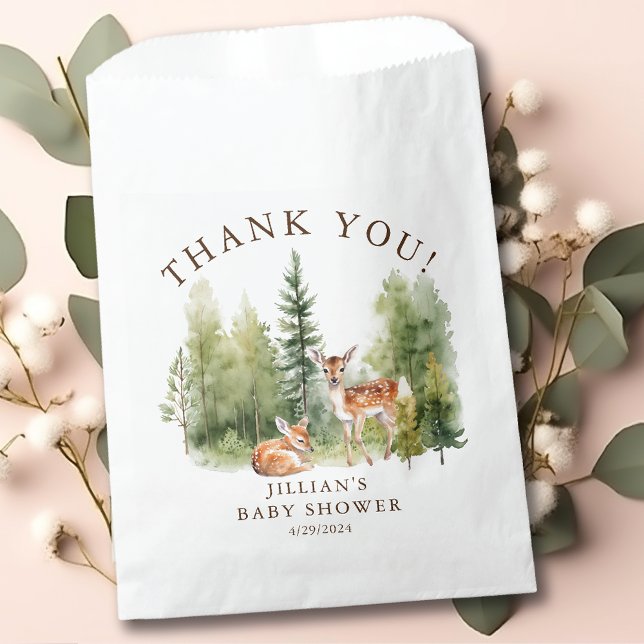 Woodland Wonder Deer Favour Bags (Creator Uploaded)