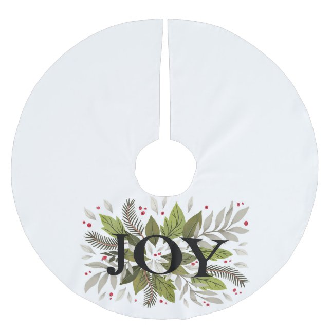 Woodland Wreath Design - Christmas Tree Skirt (Front)
