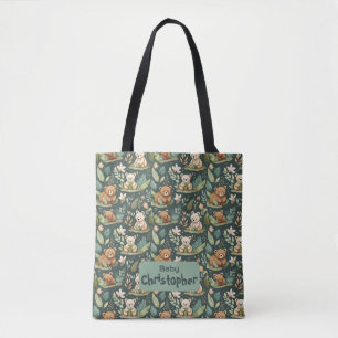 Woodlands Bear Tote Bag