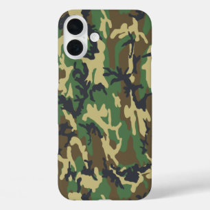 Woodlands Camouflage Outdoorsman Gift Case-Mate i iPhone 16 Plus Case