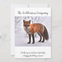 Woodlands Fox In Snow Christmas