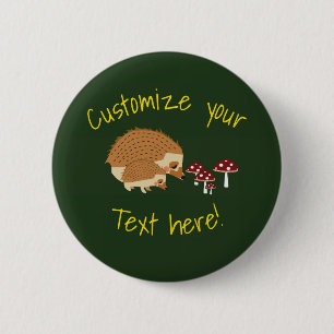 Woodlands Hedgehog Forest button