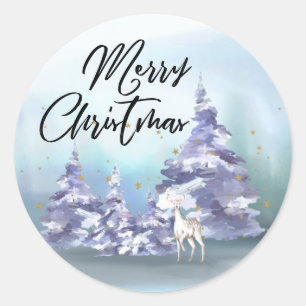 Woodlands Merry Christmas Envelope Seals