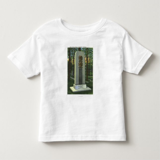 Woodlawn Cemetery, Mark Twain Gravestone Scene Toddler T-Shirt (Front)
