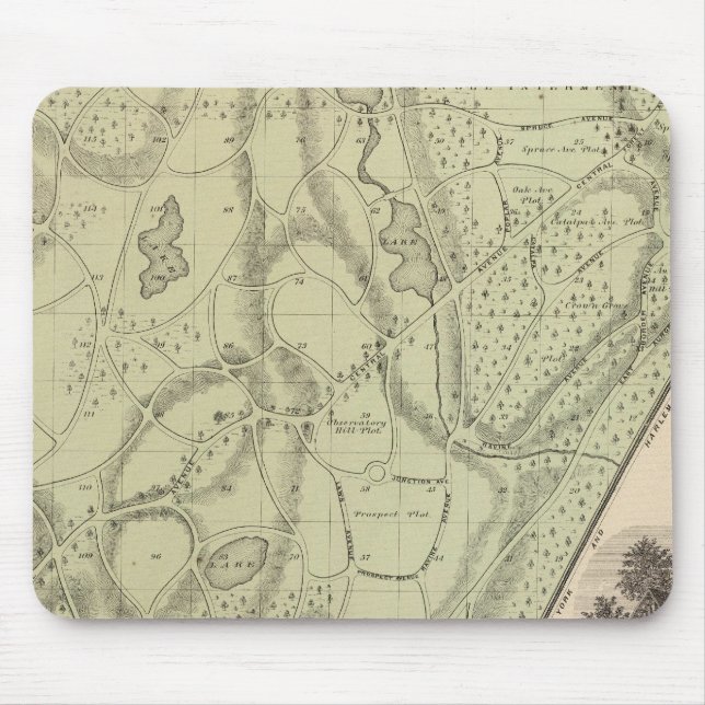 Woodlawn Cemetery Mouse Pad (Front)