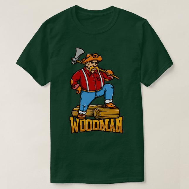 Woodman 1 T-Shirt (Design Front)