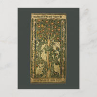 Woodpecker by William Morris, Vintage Textile Art