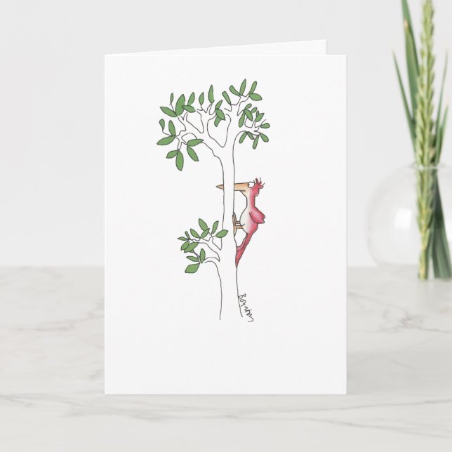 Woodpecker Card (Front)