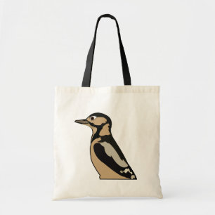 Woodpecker Cute Illustration Tote Bag