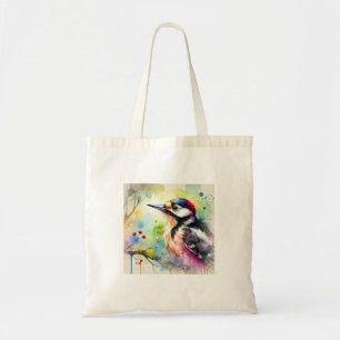 Woodpecker in Vibrant Serenity 290824AREF126 - Wat Tote Bag