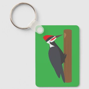 Woodpecker Key Ring
