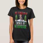 Woodpecker Wearing Santa Hat Christmas Spirit Is W T-Shirt<br><div class="desc">Woodpecker Wearing Santa Hat Christmas Spirit Is Woodpecker</div>
