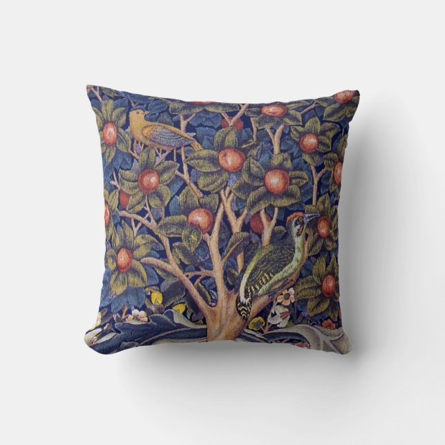 Woodpecker, William Morris Cushion (Front)