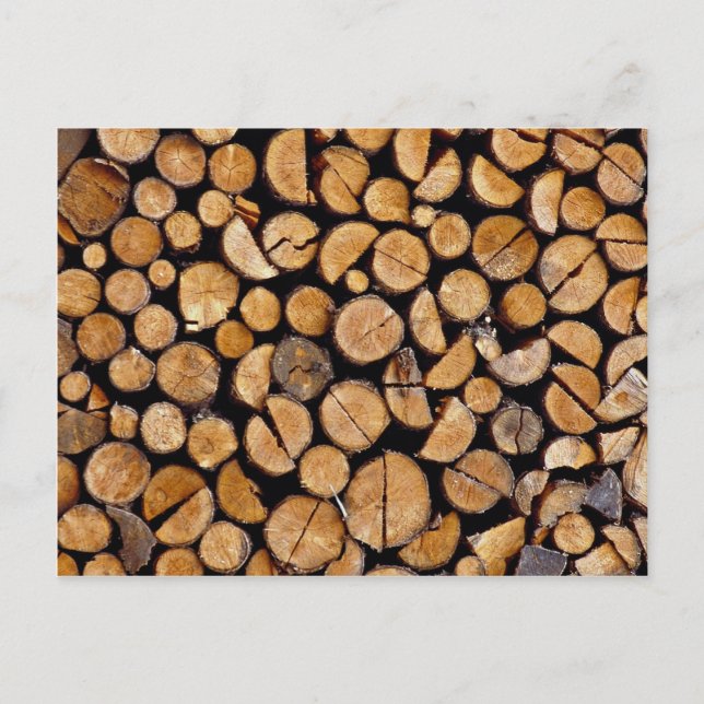Woodpile Postcard (Front)