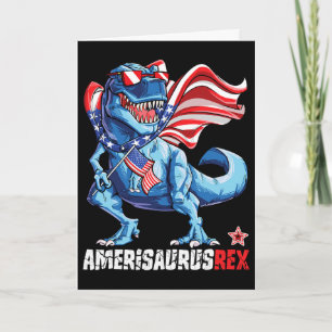 Woodrow Wilson Us Flag 4th Of July Card